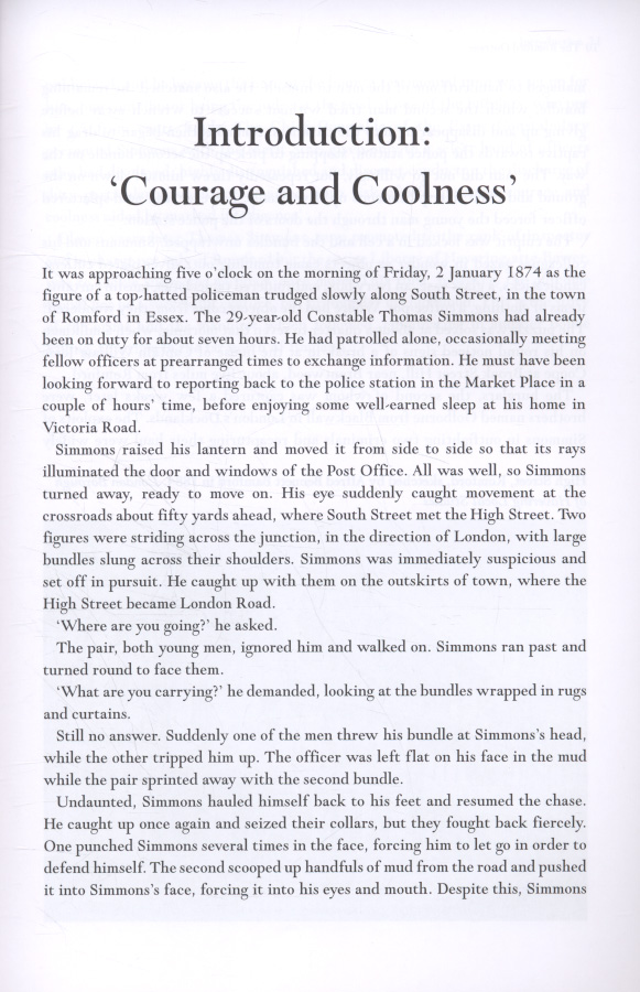 Romford Outrage: the Murder of Inspector Thomas Simmons, 1885 by Rhodes ...