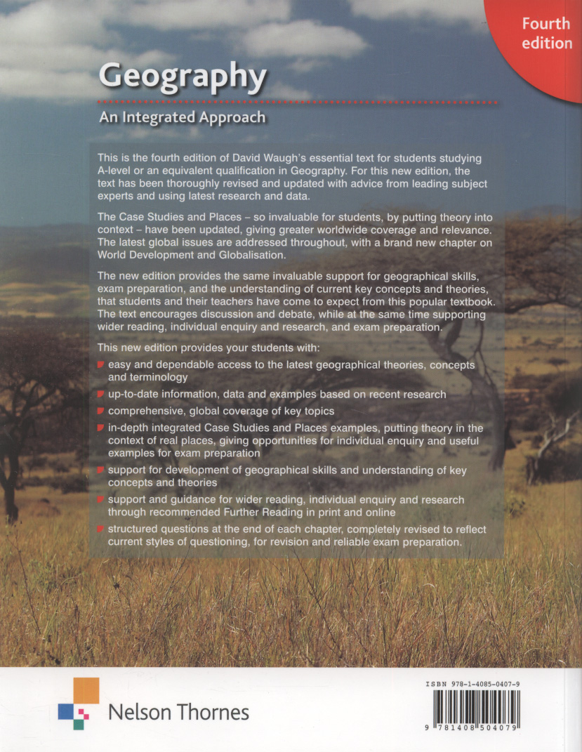 Geography an integrated approach by Waugh, David (9781408504079
