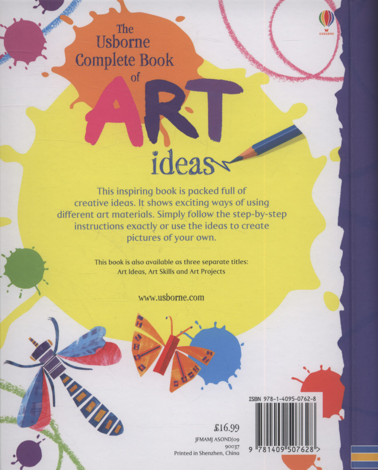 The Usborne Complete Book Of Art Ideas By Fiona Watt