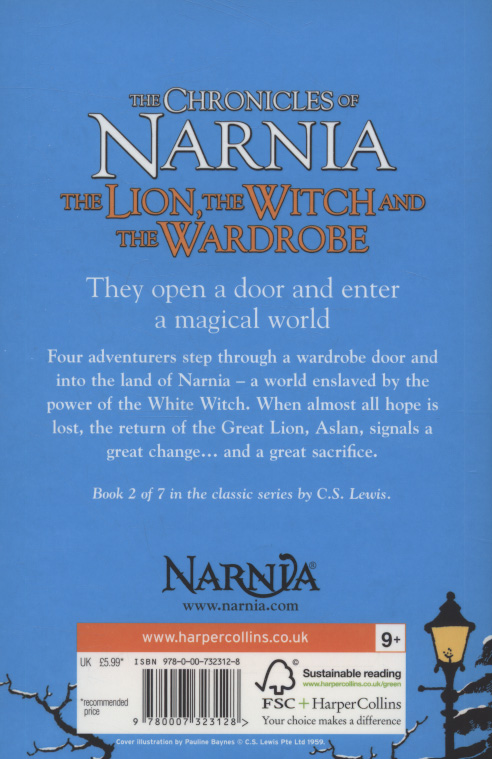The Lion The Witch And The Wardrobe By Lewis C S