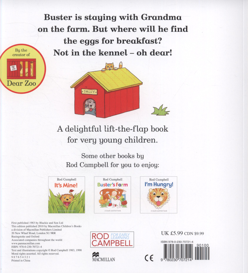 Oh dear! by Campbell, Rod (9780230707214) | BrownsBfS