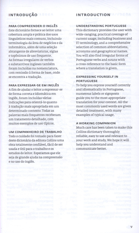 Collins Dictionary English Portuguese Portuguaes Inglaes Brownsbfs