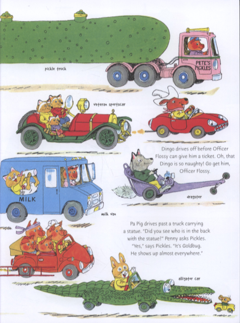 Richard Scarry�s cars and trucks and things that go by