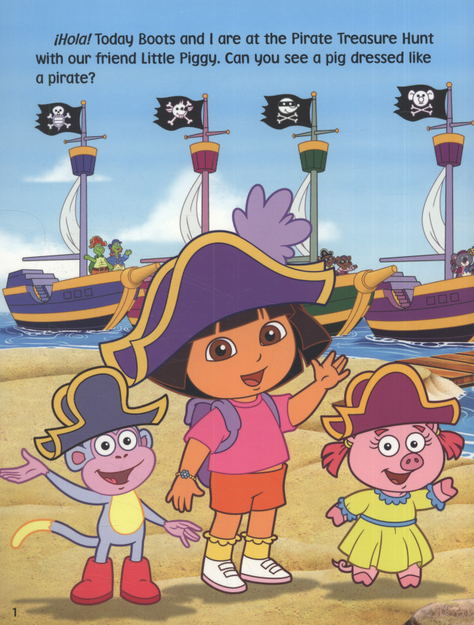 Dora's pirate treasure hunt by Nickelodeon (9781847388155) | BrownsBfS