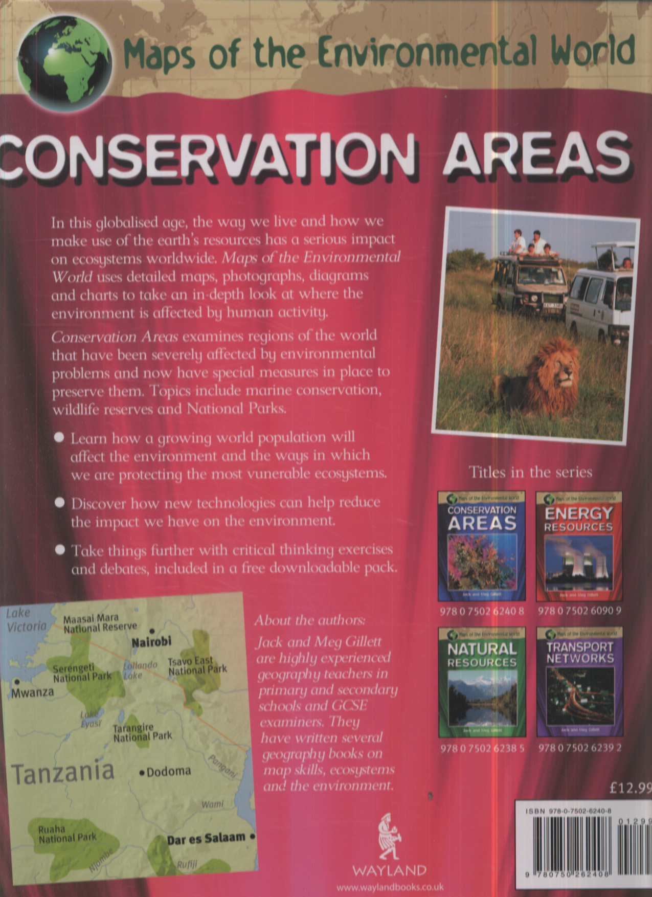 Maps of the Environmental World: Conservation Areas by Gillett, Jack ...