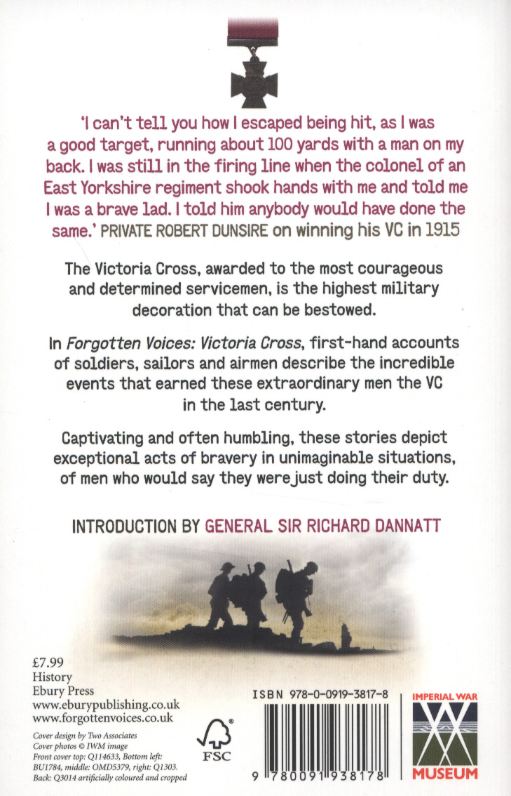 Forgotten Voices of the Victoria Cross by Bailey, Roderick ...