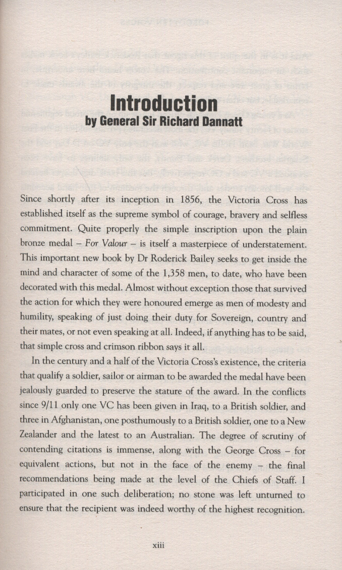 Forgotten Voices of the Victoria Cross by Bailey, Roderick ...