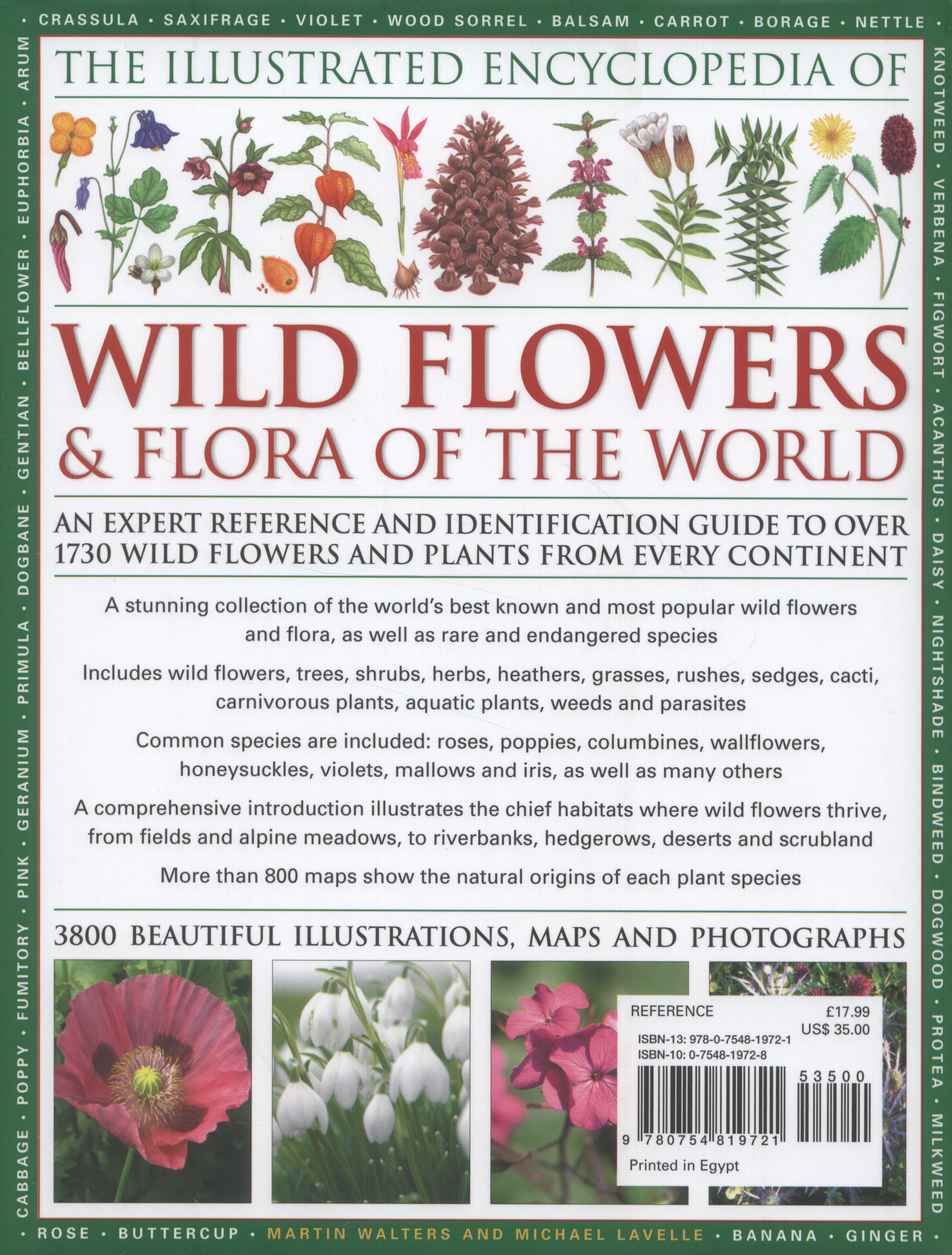 The illustrated encyclopedia of wild flowers & flora of the world an