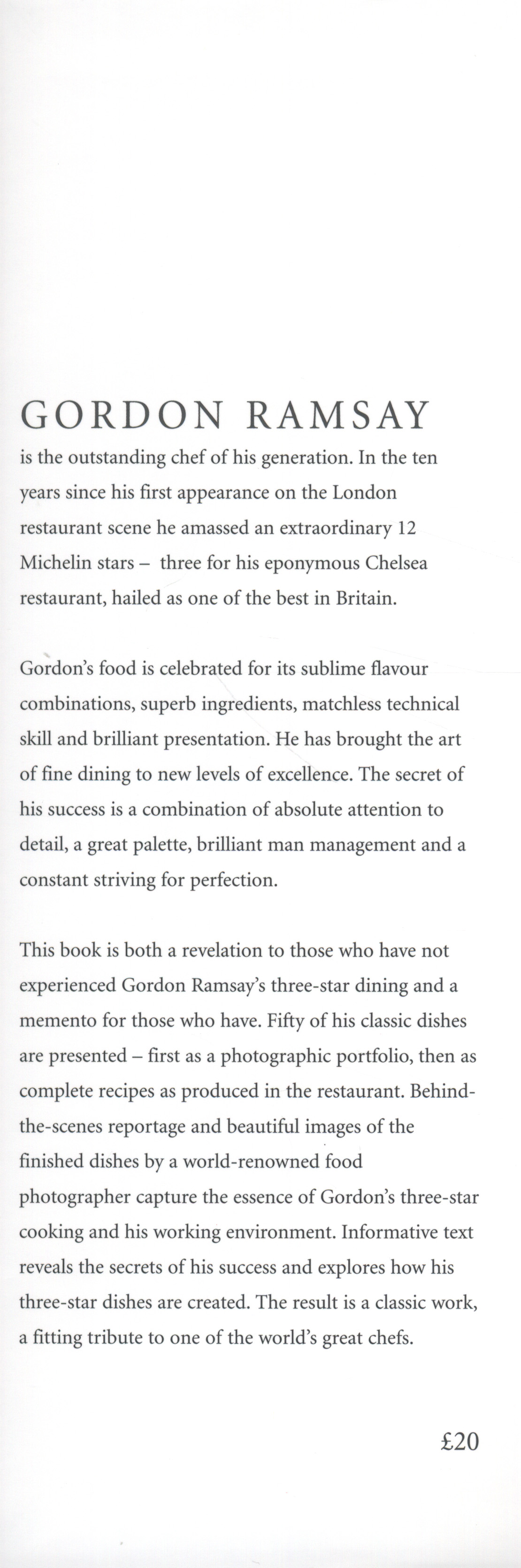 Gordon Ramsay 3 Star Chef by RAMSAY, GORDON (9781849491907) | Browns Books