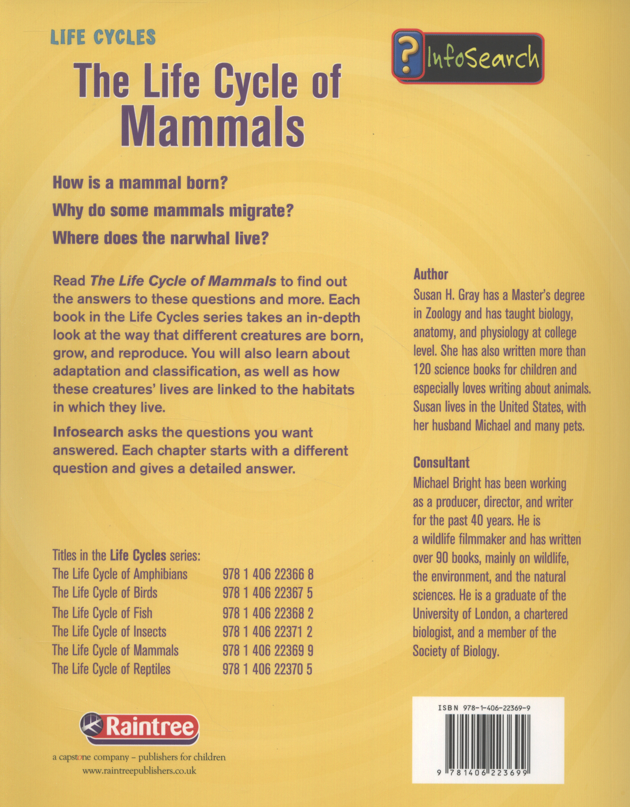The life cycle of mammals by Gray, Susan H. (9781406223699) BrownsBfS