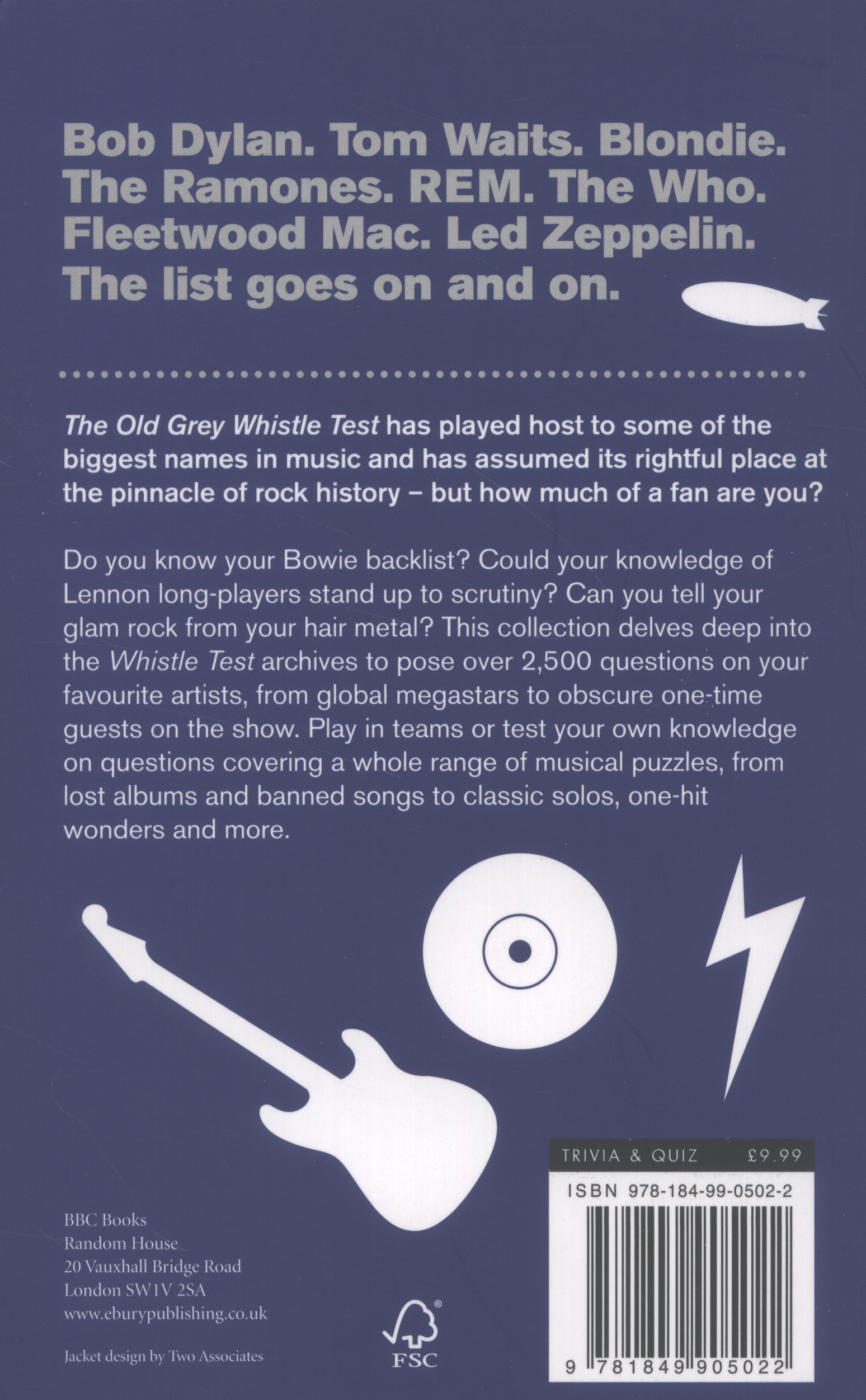The old grey whistle test quiz book by Paytress, Mark (9781849905022