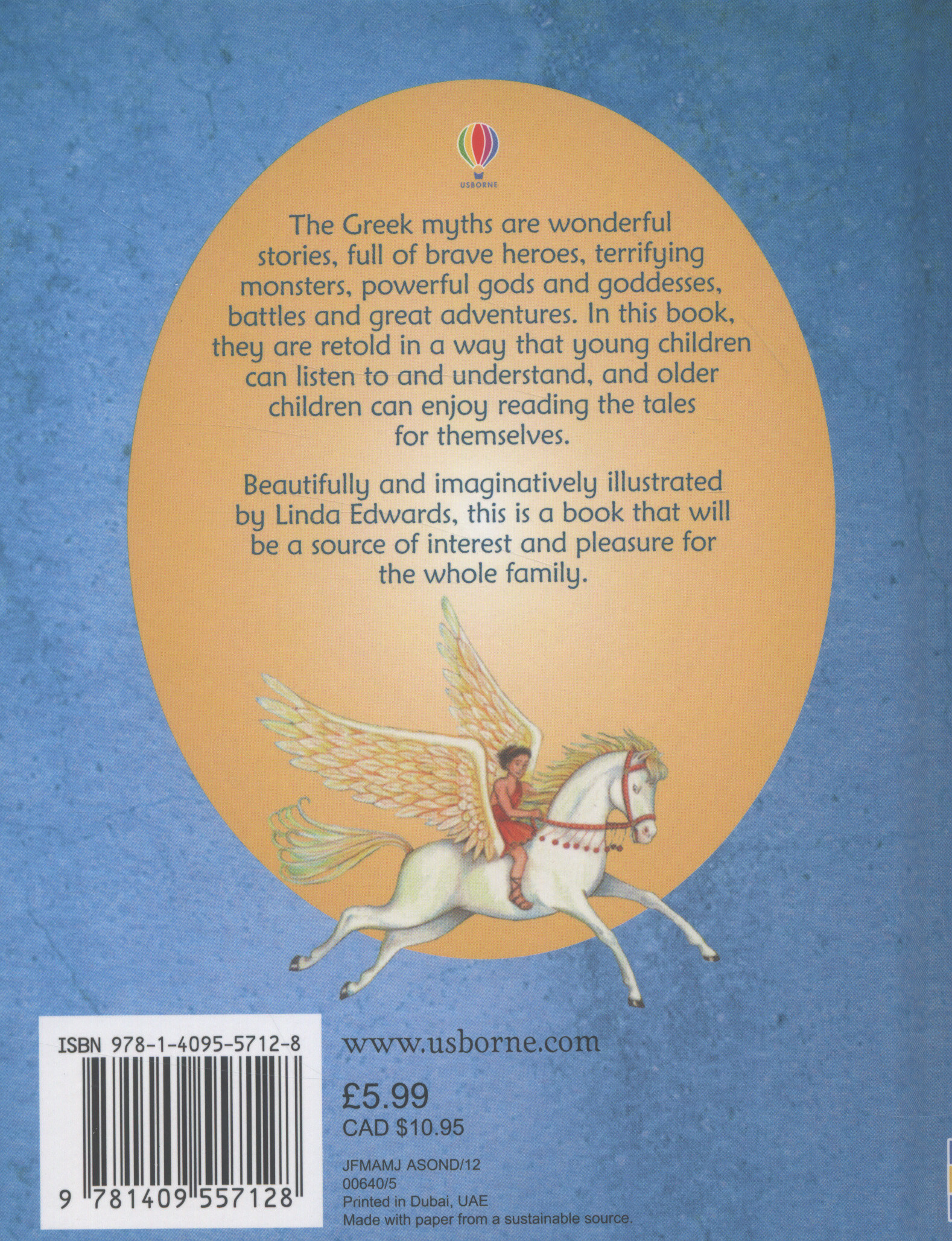 Usborne Greek myths by ROGERS, KIRSTEEN (9781409557128) BrownsBfS
