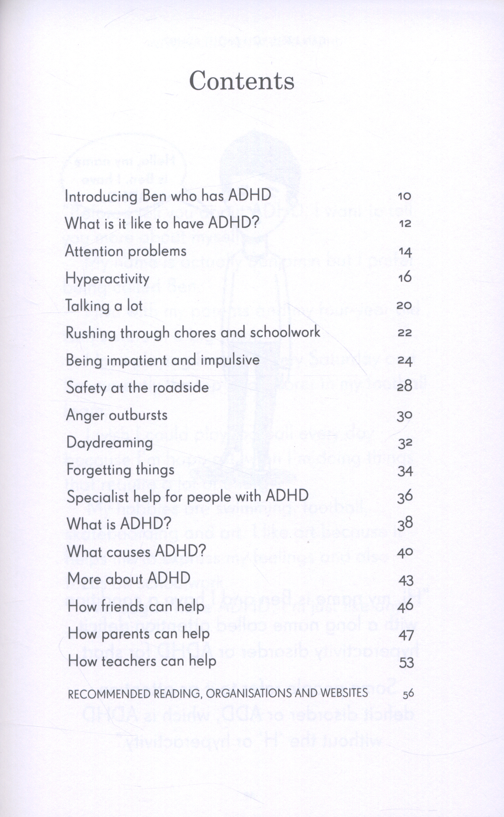 family and professionals A guide for friends Can I tell you about ADHD?