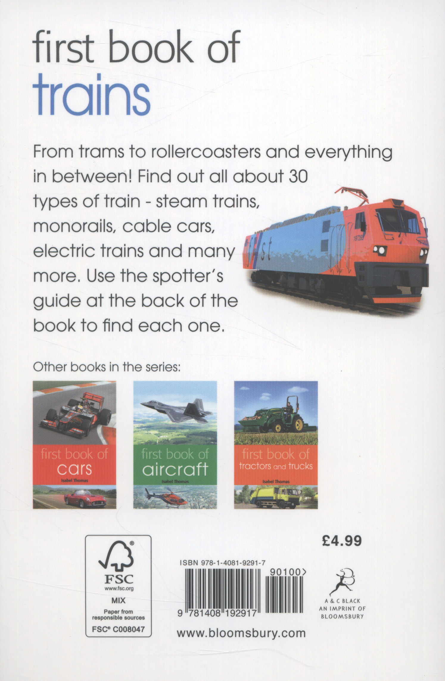 first book of trains thomas isabel see all formats and editions from ...