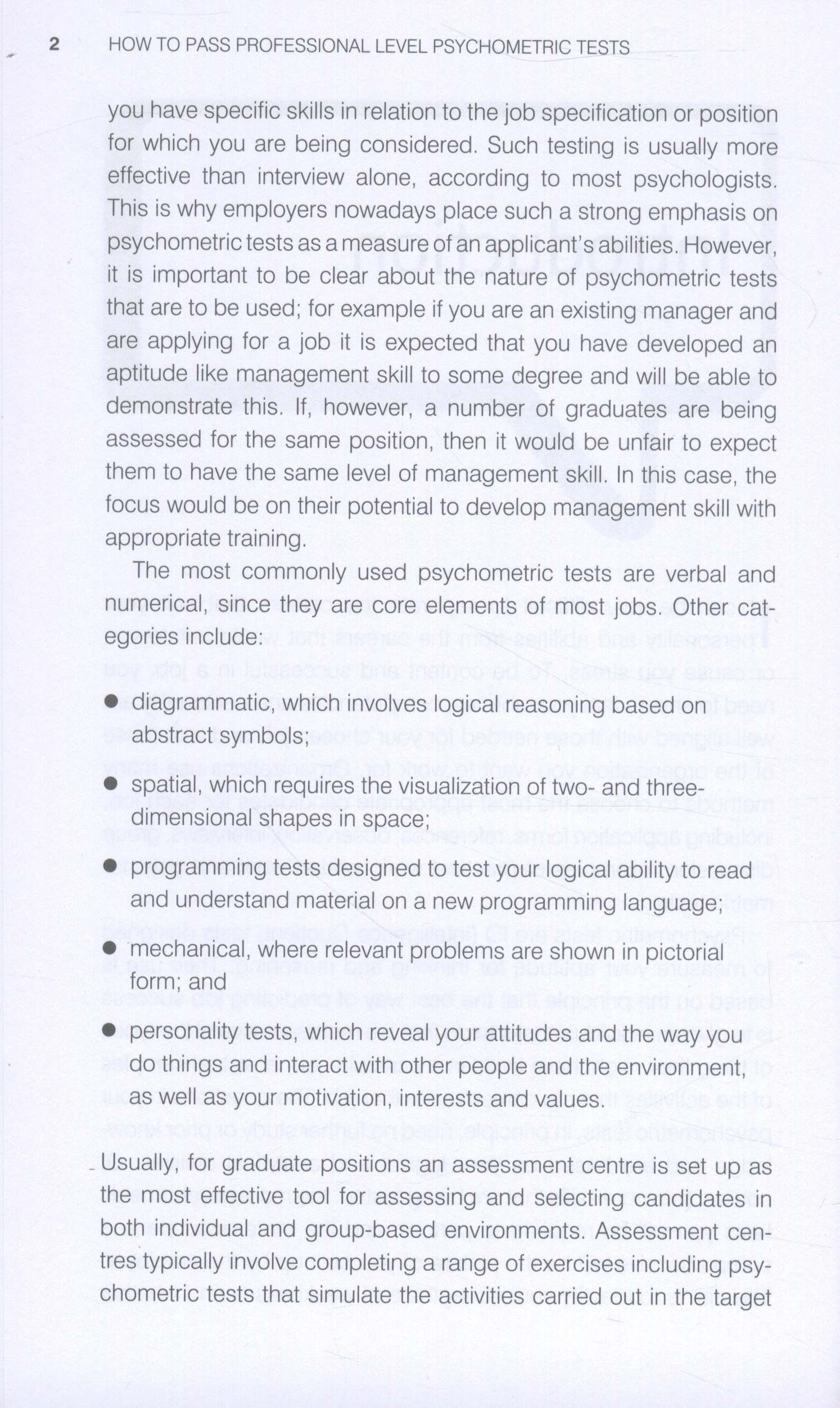 psychometric test practice questions