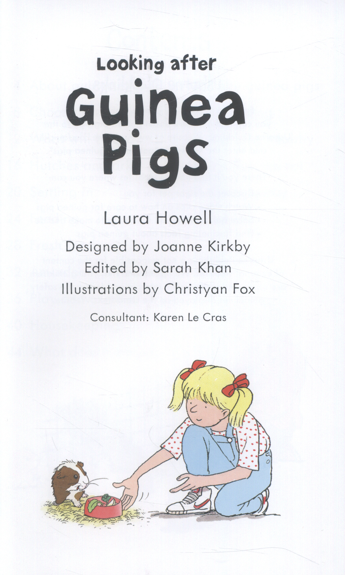 Looking after guinea pigs by Howell, Laura (9781409561880) BrownsBfS