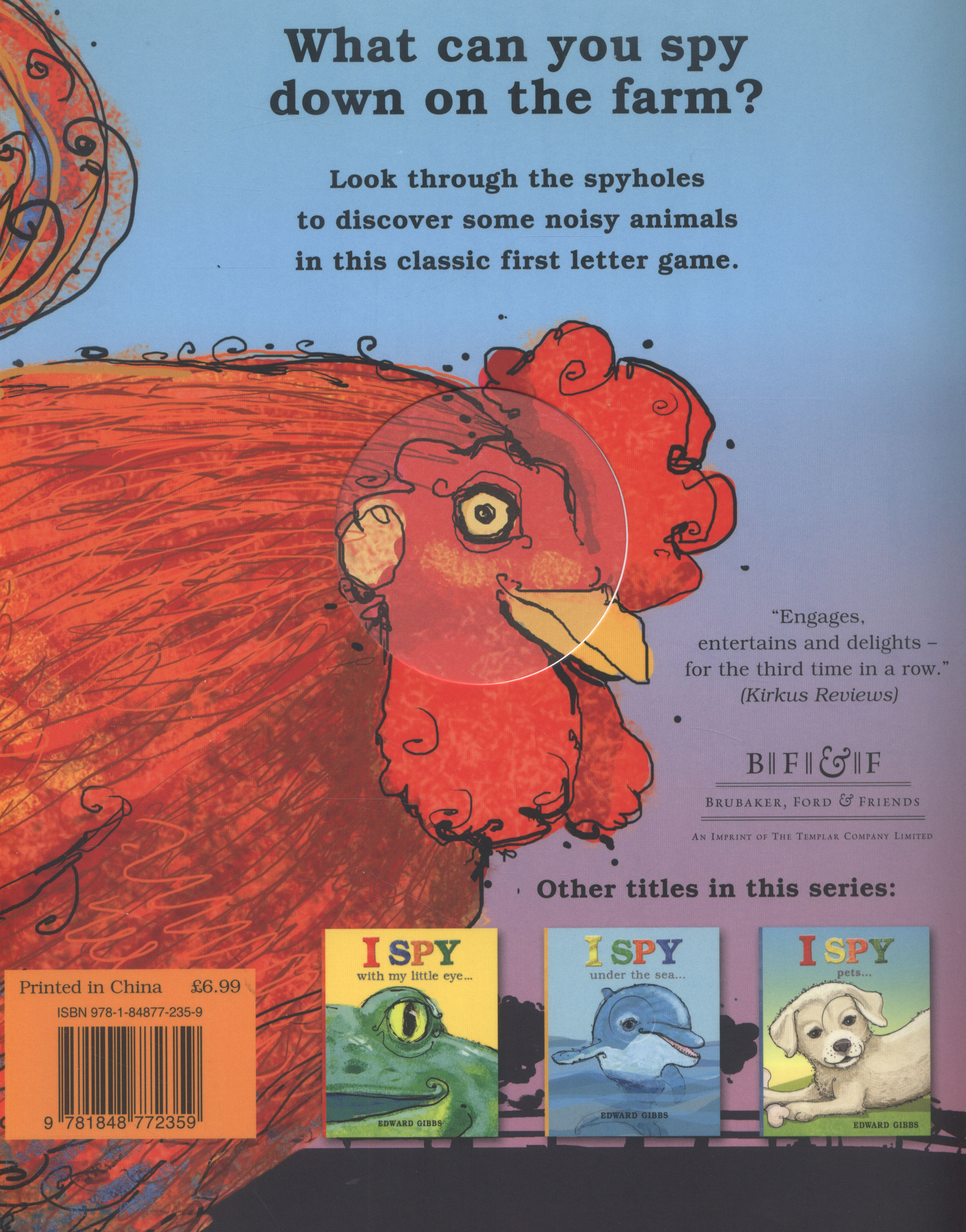 I Spy On The Farm By Gibbs Edward 9781848772359 - 