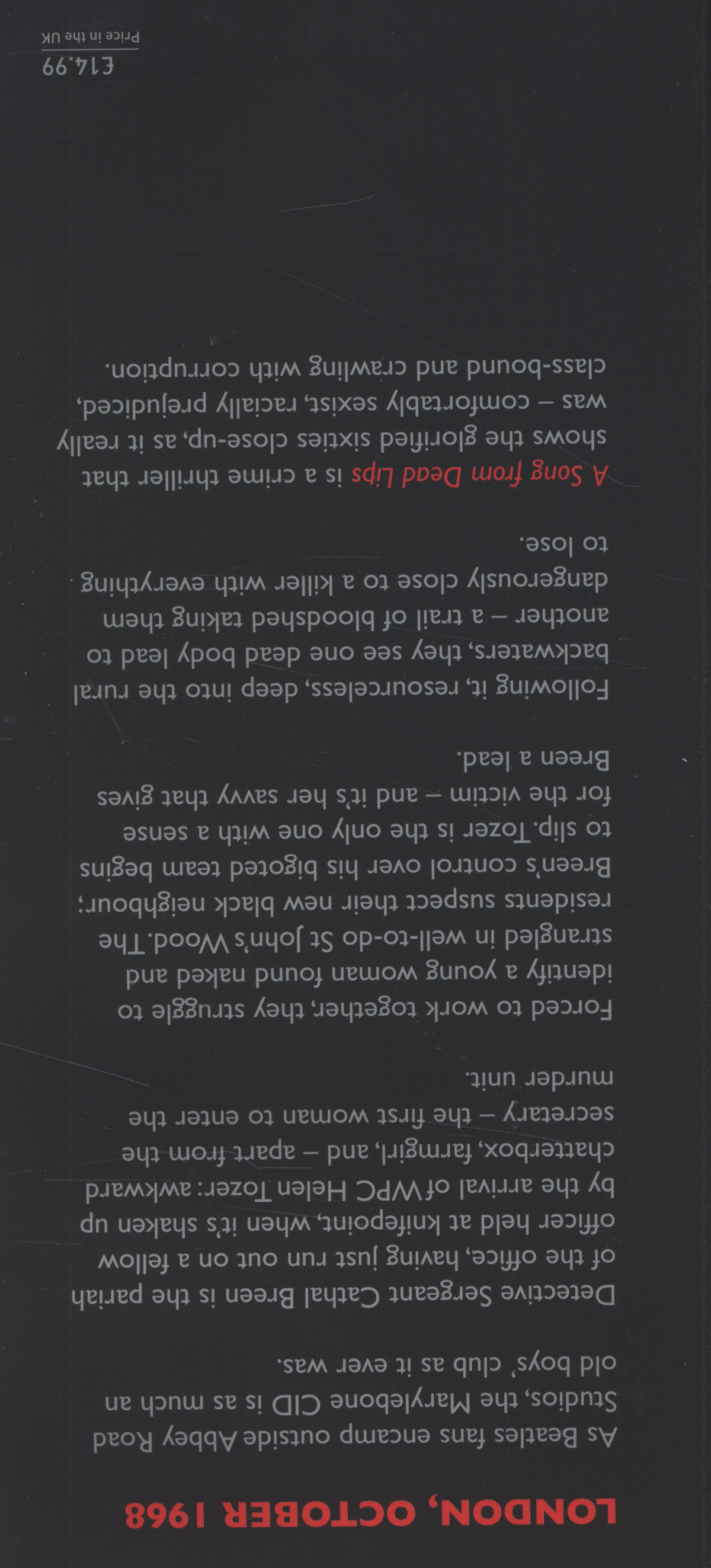 A Song from Dead Lips by Shaw, William (9781782064169) | Browns Books