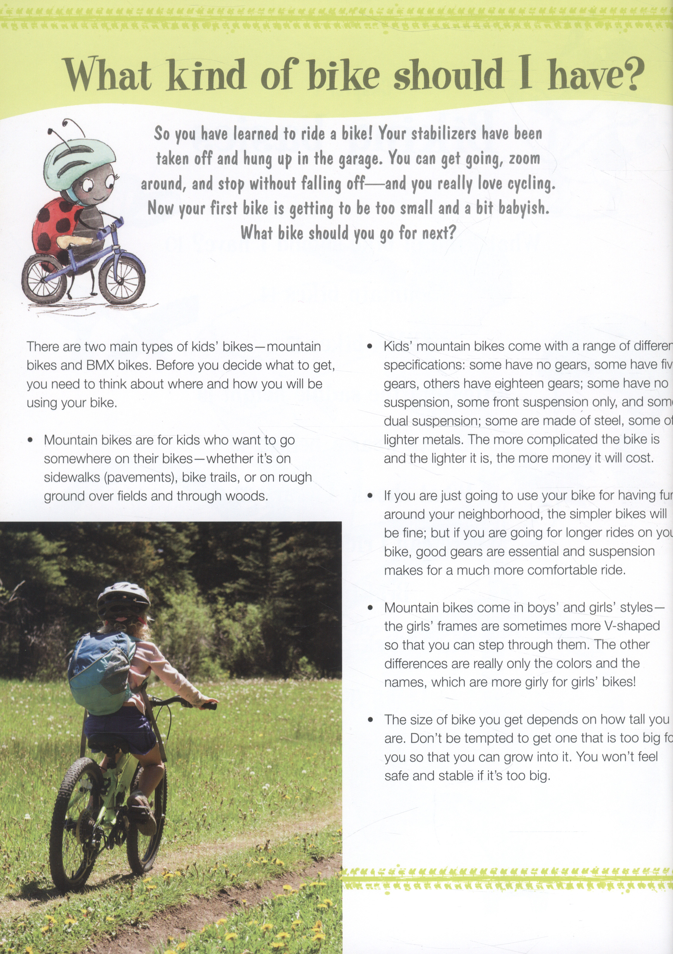 one year on a bike book