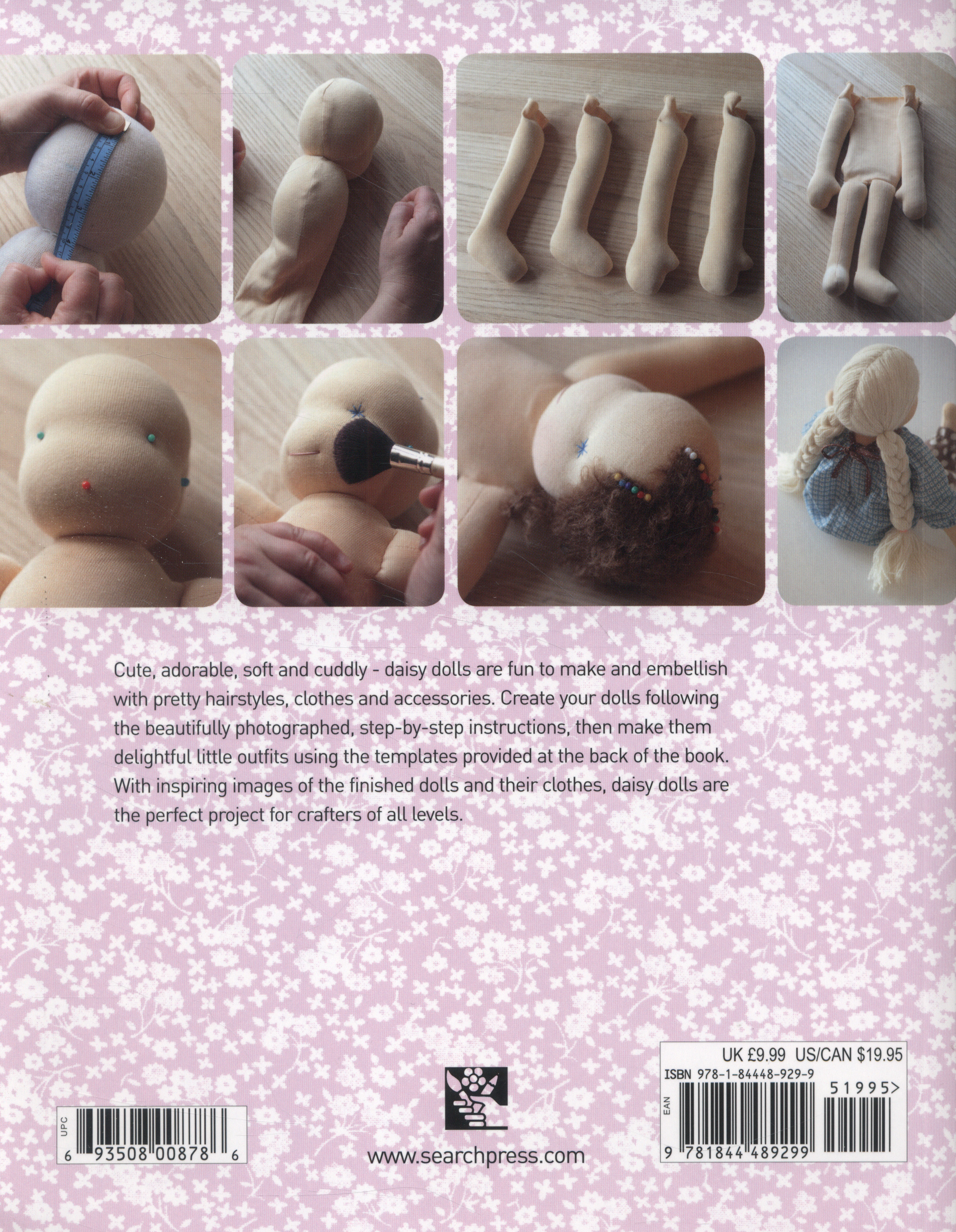 simple cloth daisy dolls