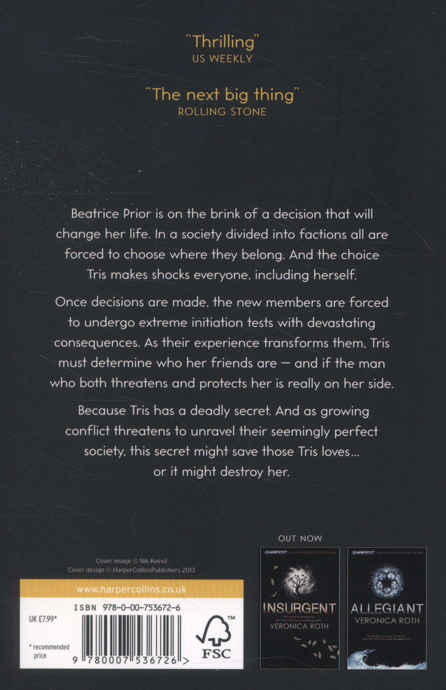 Divergent by Roth, Veronica (9780007536726) BrownsBfS