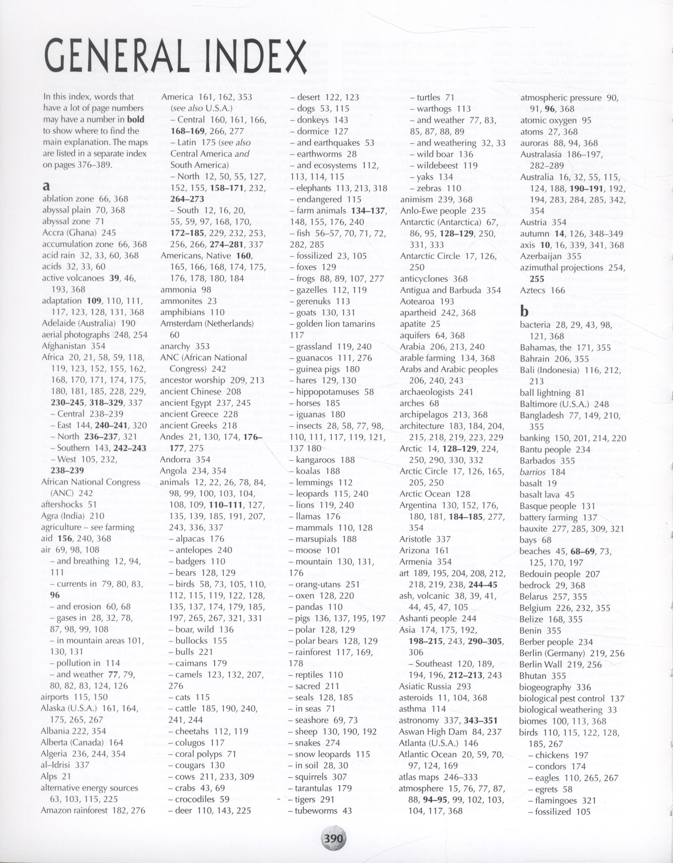 The Usborne geography encyclopedia with complete world atlas by Doherty