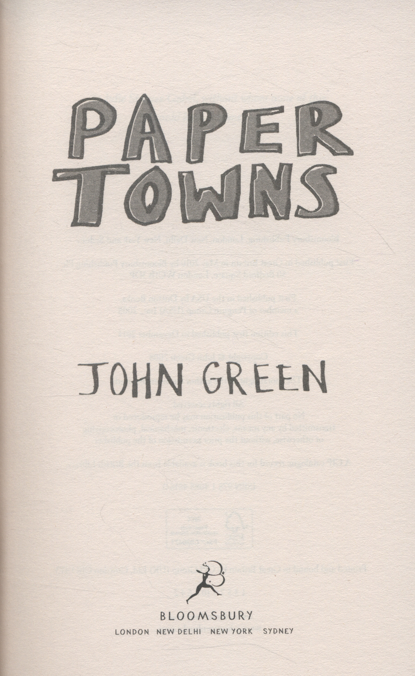 Paper towns message picture