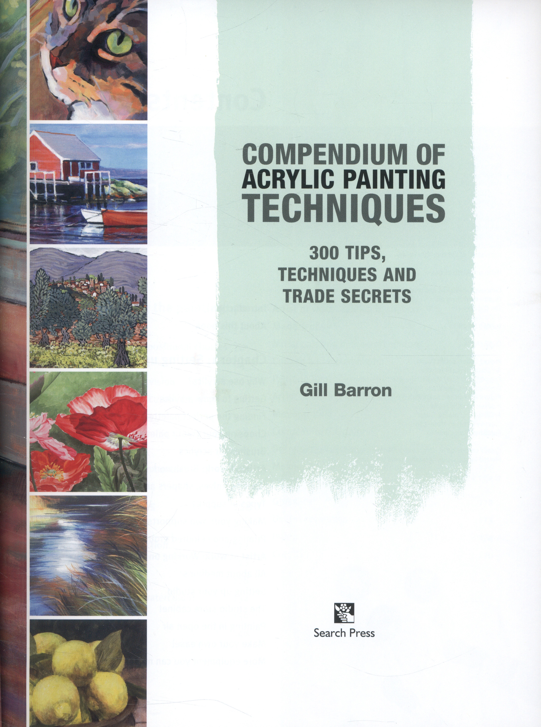 Compendium of Acrylic Painting Techniques by Barron, Gill ...