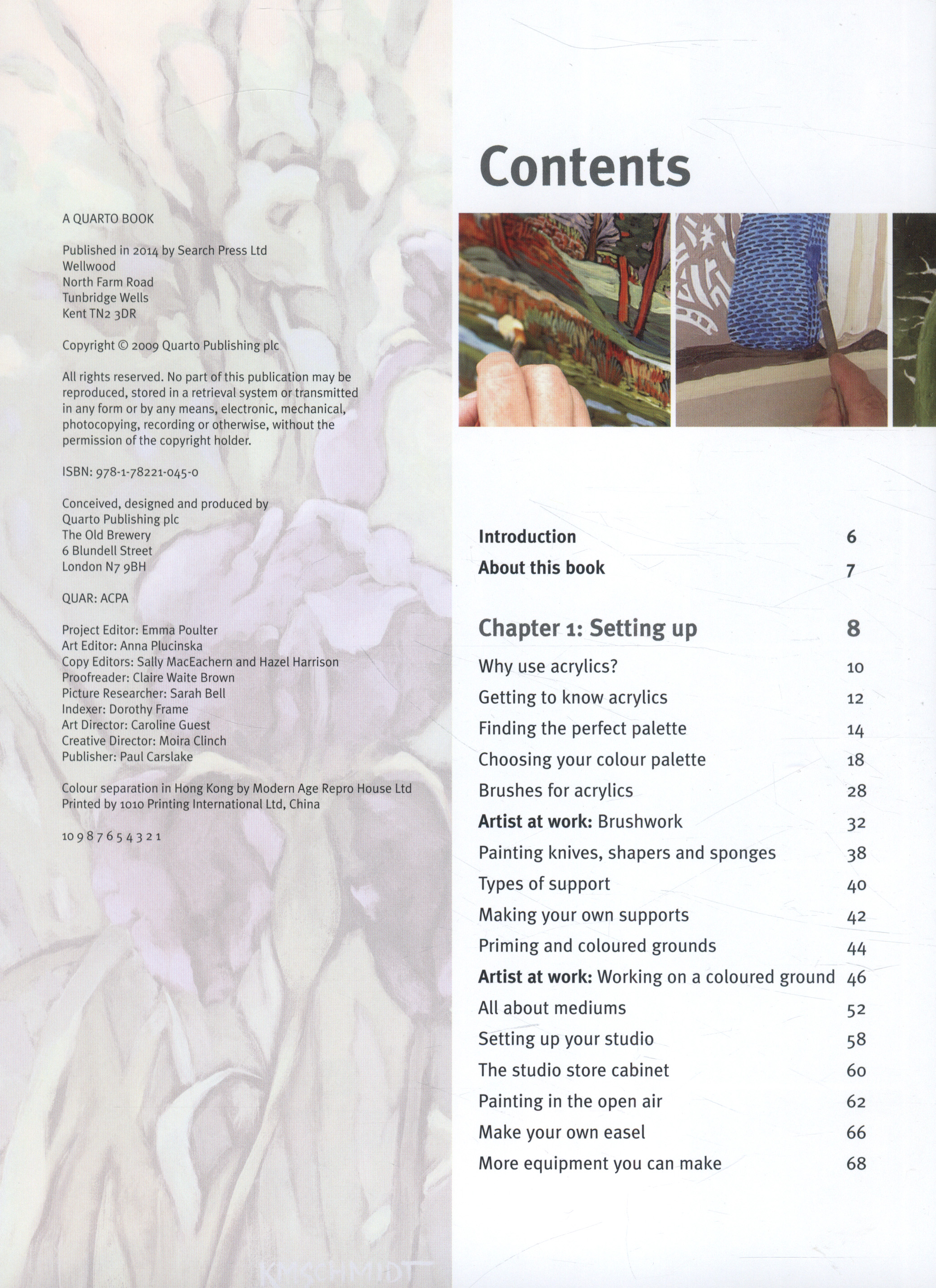 Compendium of Acrylic Painting Techniques by Barron, Gill ...