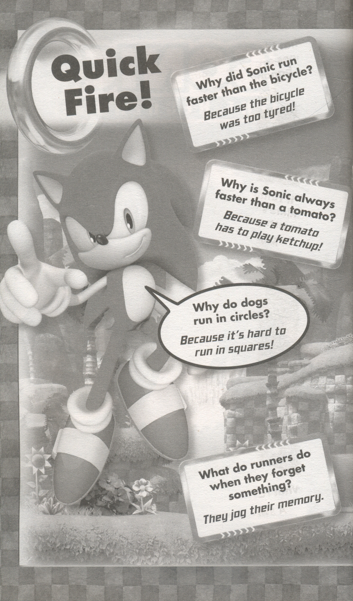Sonic the Hedgehog joke book by NO AUTHOR (9781405271134) BrownsBfS
