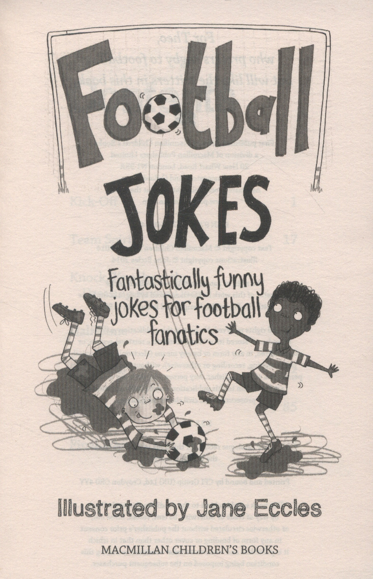 Football jokes fantastically funny jokes for football fanatics by