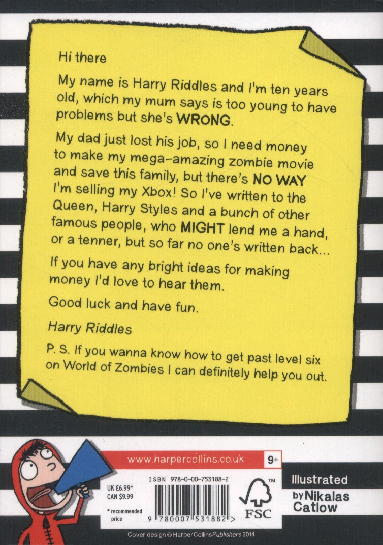 How Harry Riddles Made a Mega-Amazing Zombie Movie by Mayle, Simon ...