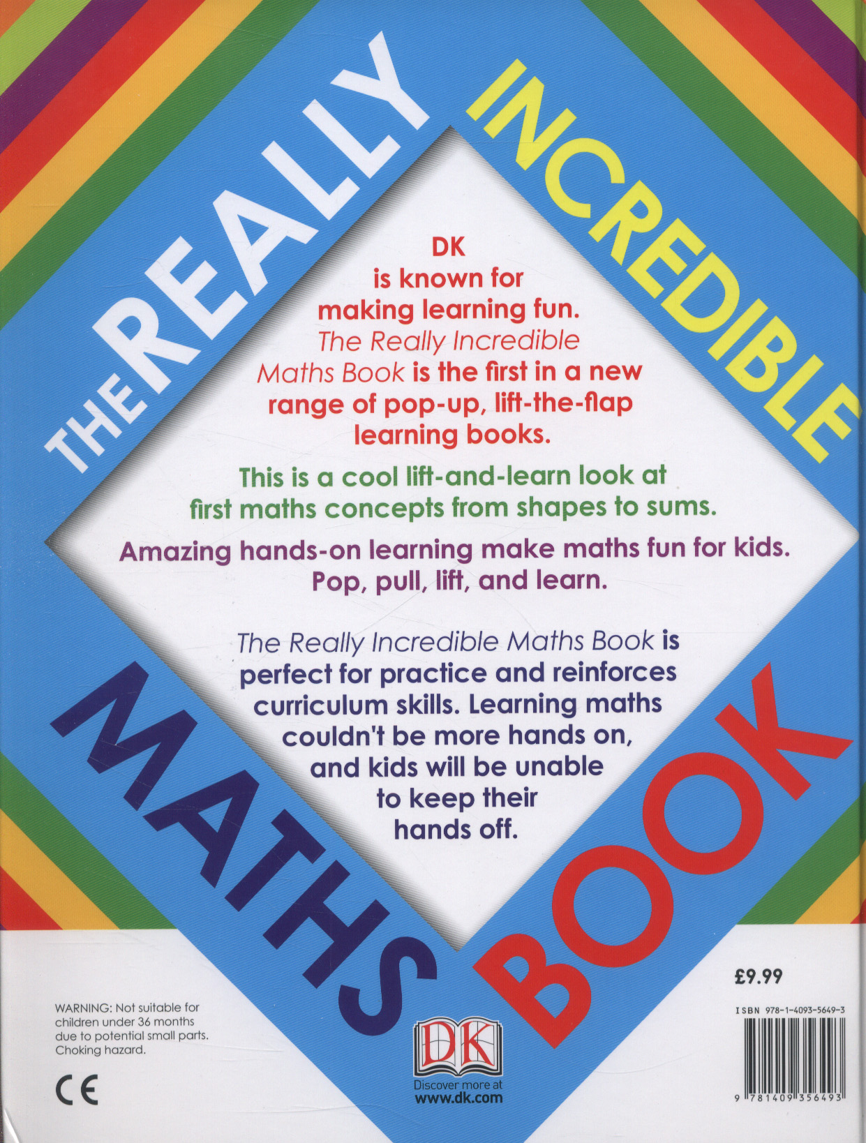 The really incredible maths book by DK (9781409356493) | BrownsBfS