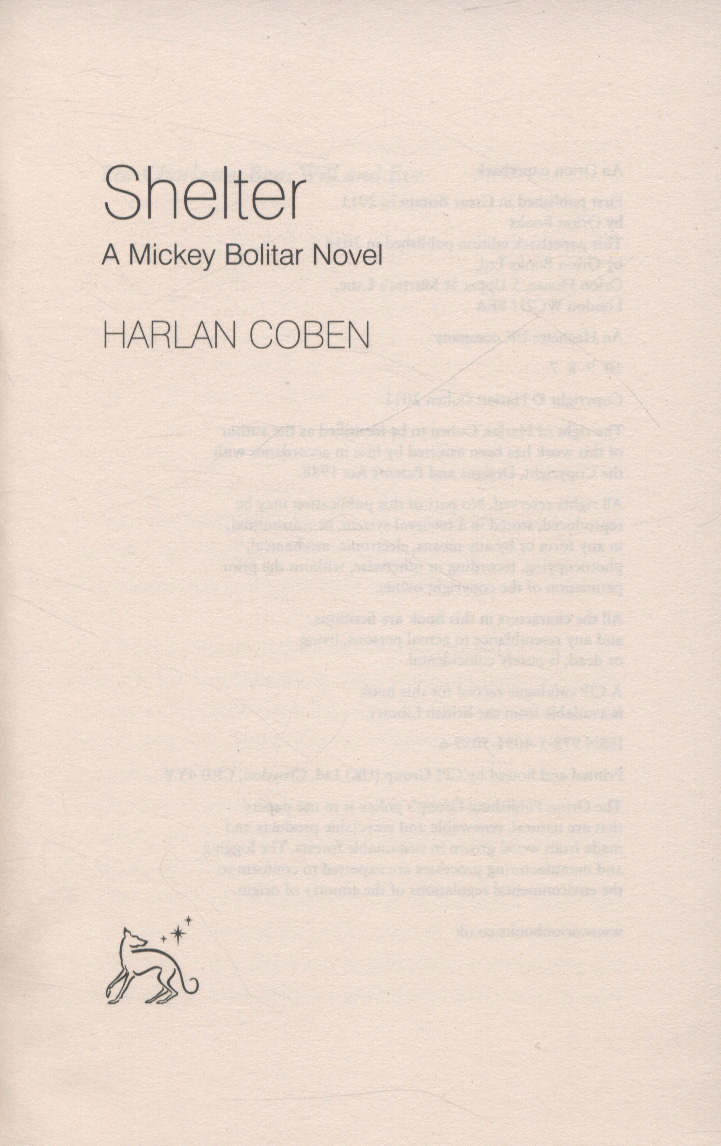 Shelter by Coben, Harlan (9781409150596) BrownsBfS