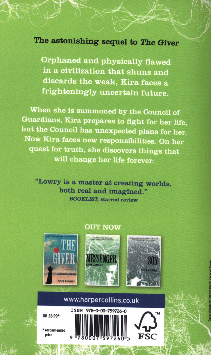 Gathering blue by Lowry, Lois (9780007597260) | BrownsBfS