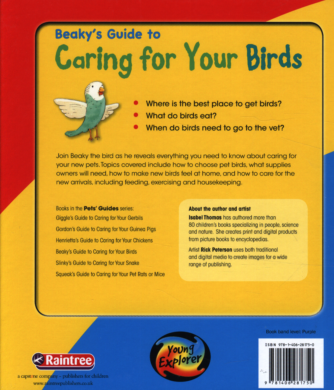 Beaky's guide to caring for your birds by Thomas, Isabel (9781406281750