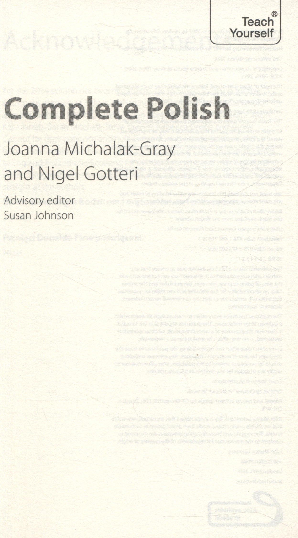 Complete Polish Beginner to Intermediate Course by Gotteri, Nigel ...