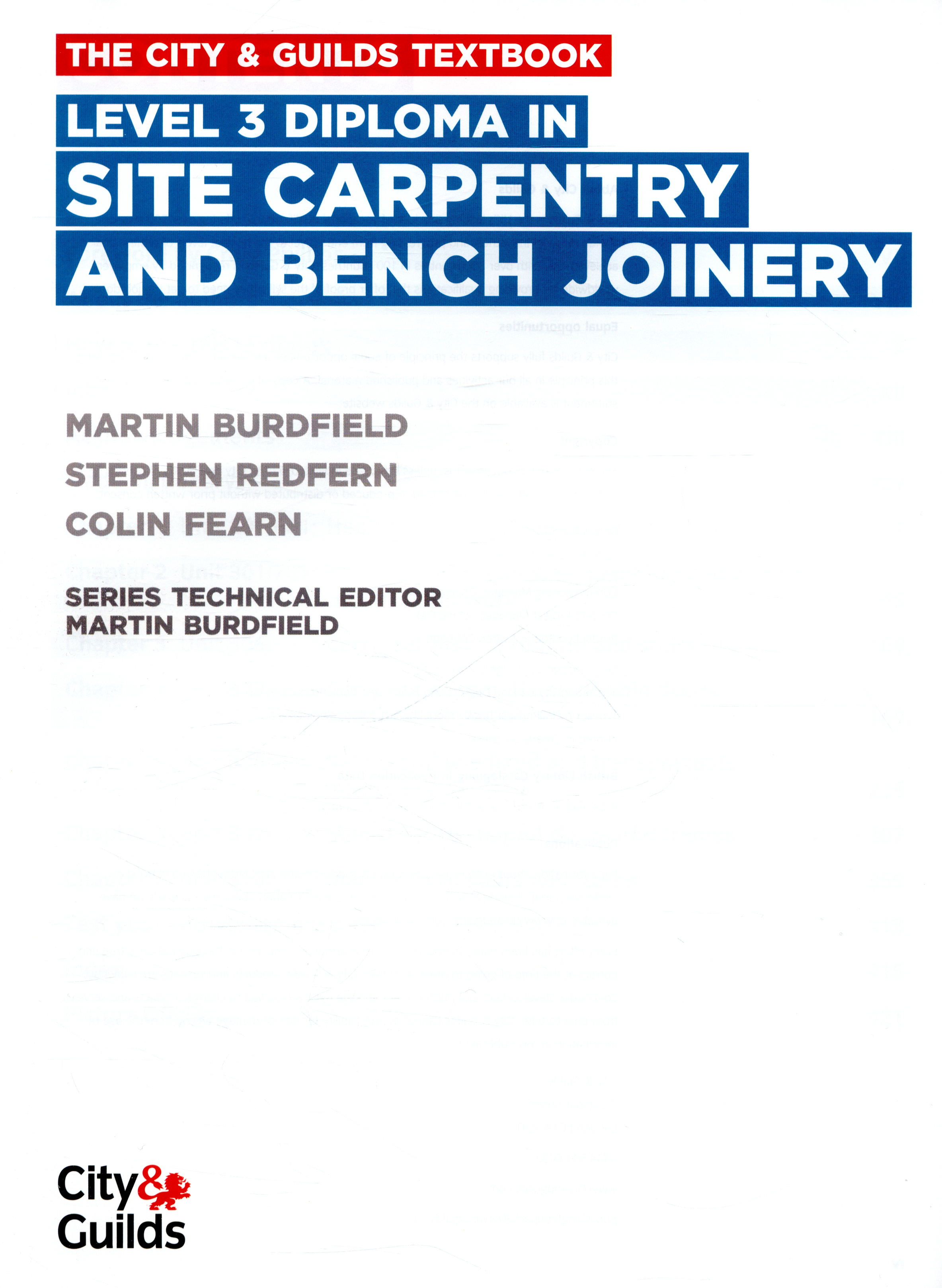 Level 3 diploma in site carpentry and bench joinery by Burdfield