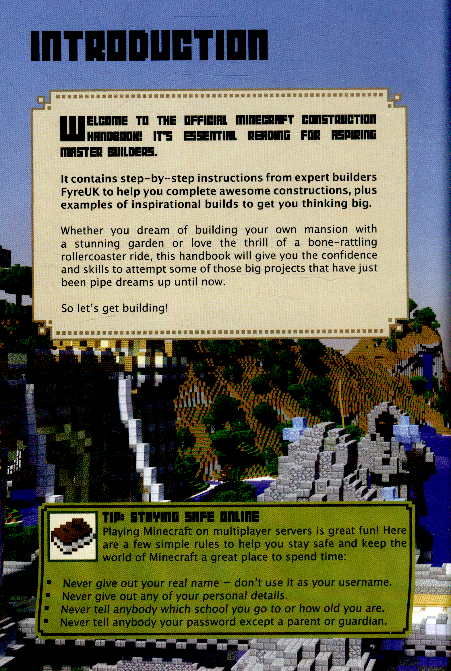 Minecraft construction handbook by Mojang AB (9781405276801) BrownsBfS