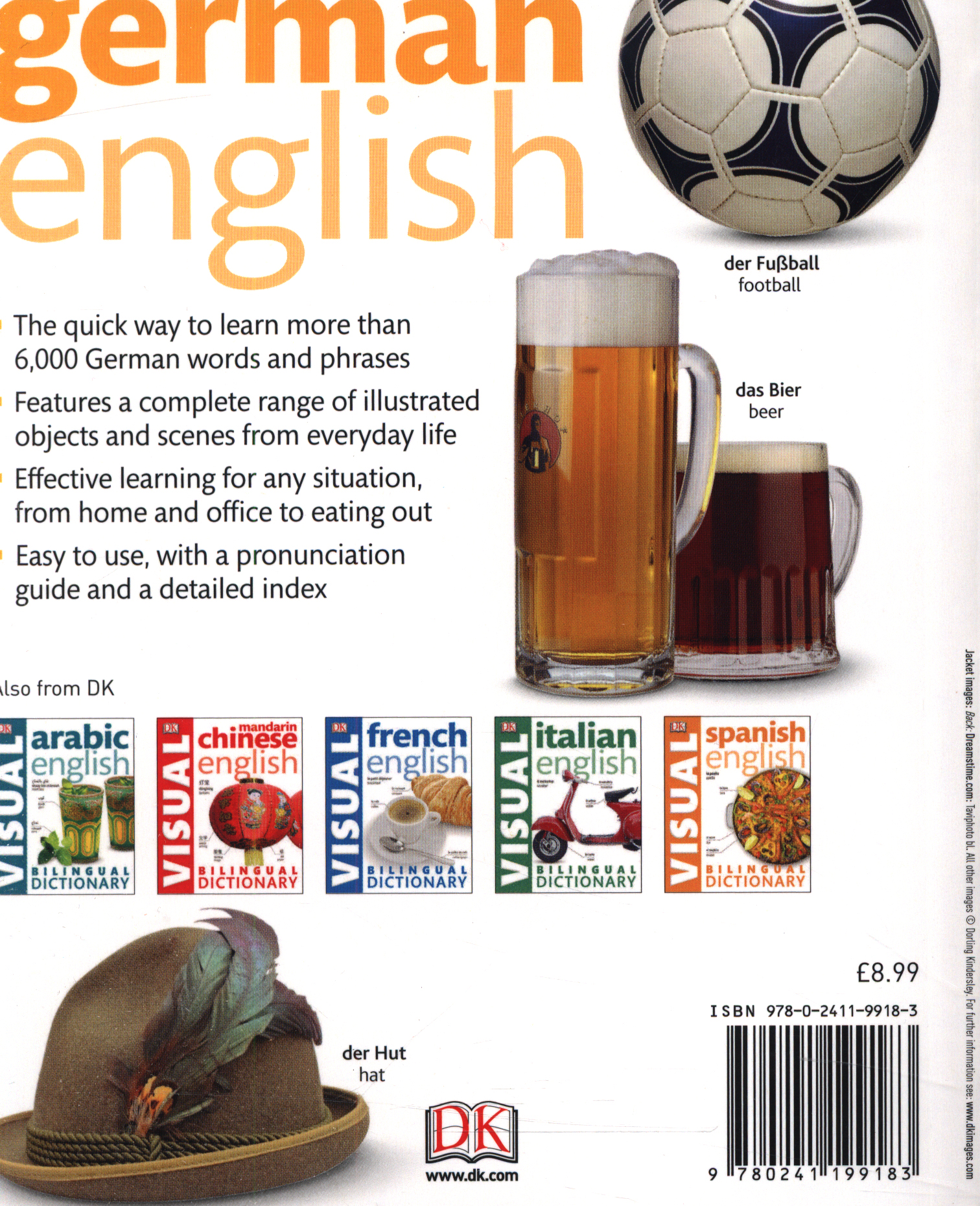 German English visual bilingual dictionary by DK (9780241199183