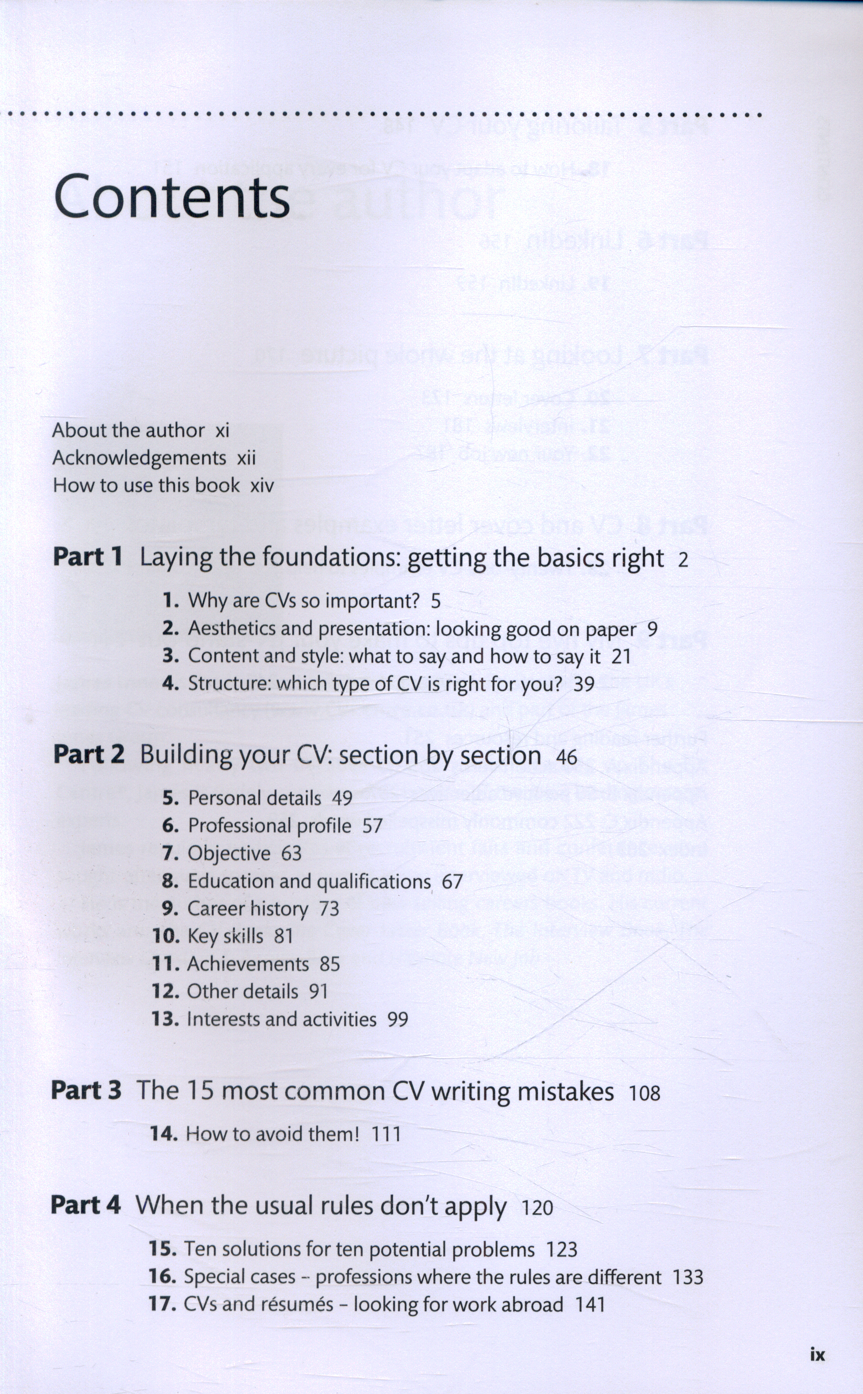 Curriculum vitae novel image