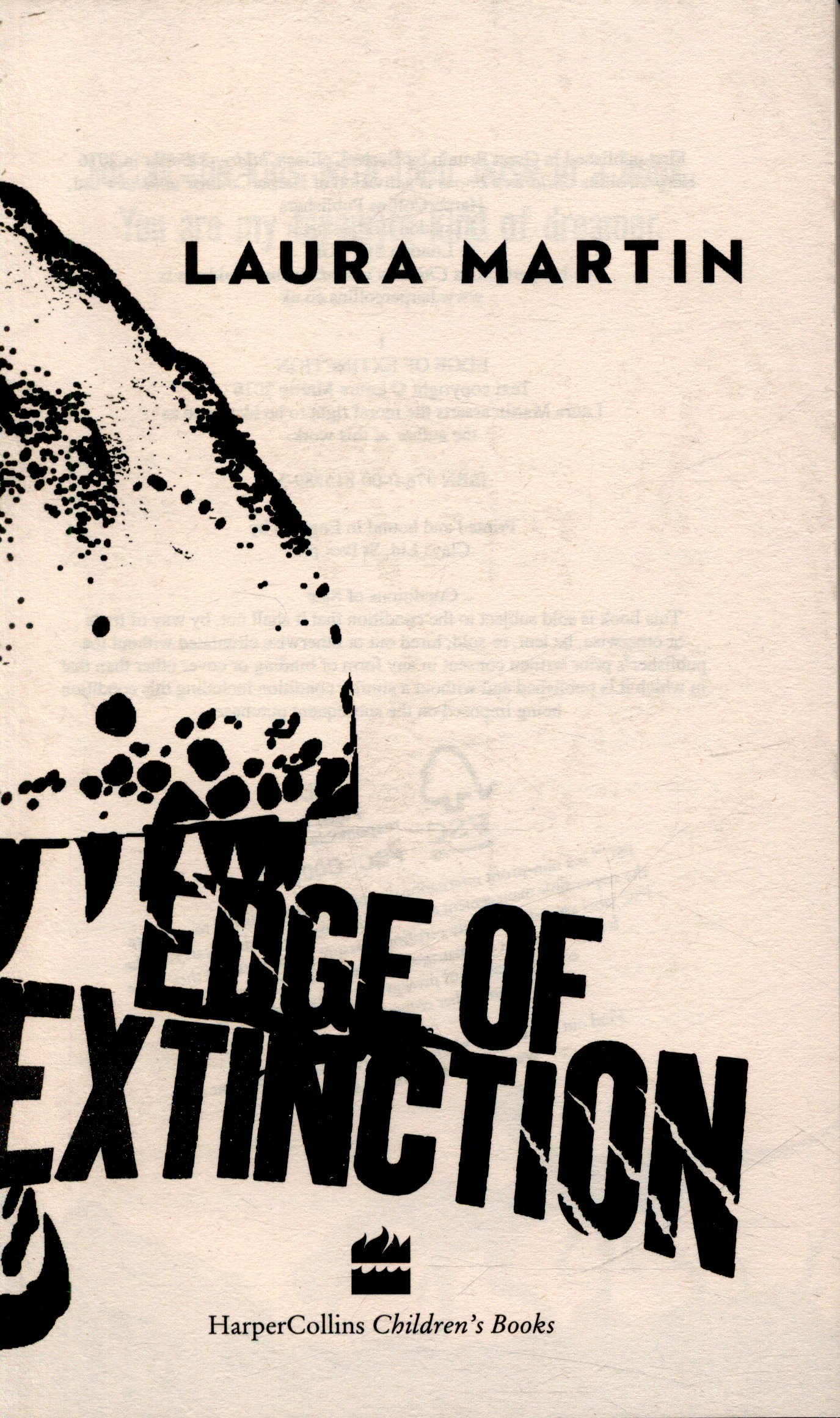Edge of extinction by Martin, Laura (9780008152895) BrownsBfS