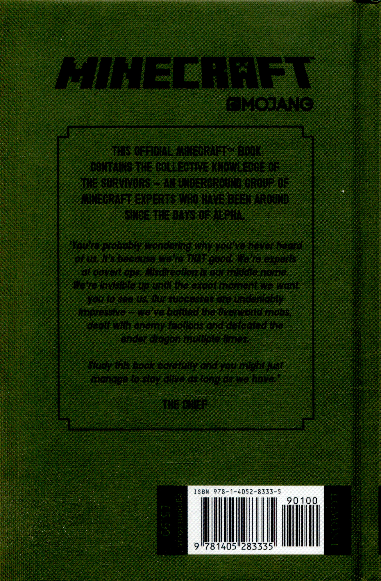 Minecraft: The Survivors' Book of Secrets by Mojang AB (9781405283335 ...