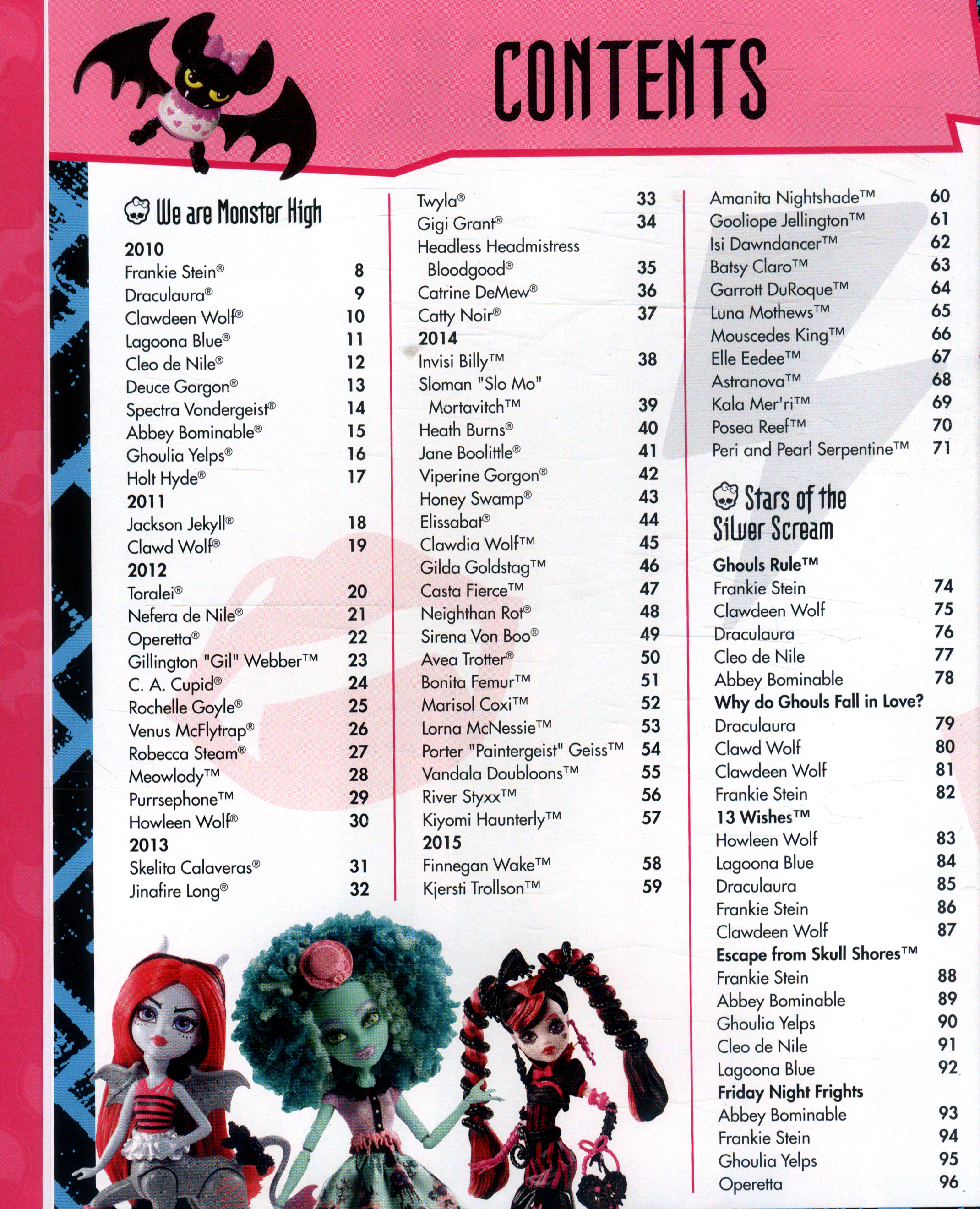 monster high encyclopedia