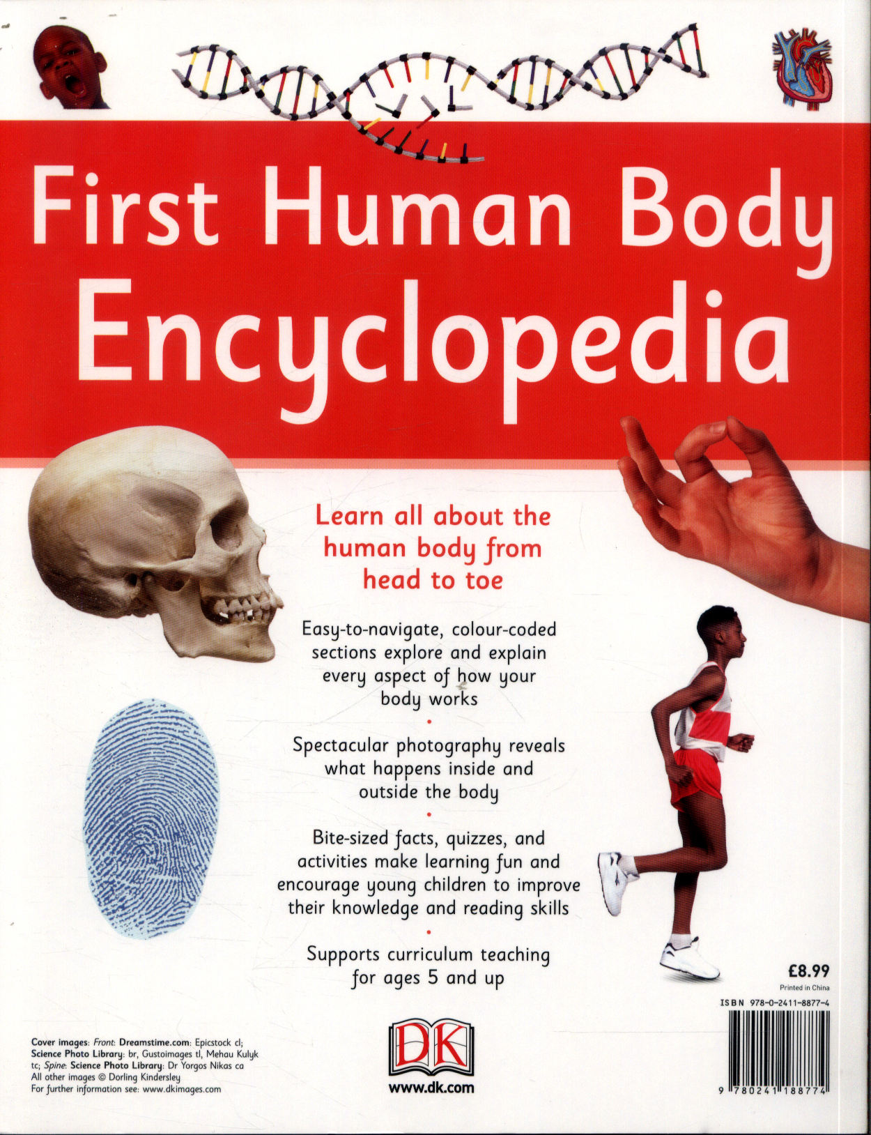 First human body encyclopedia by DK (9780241188774
