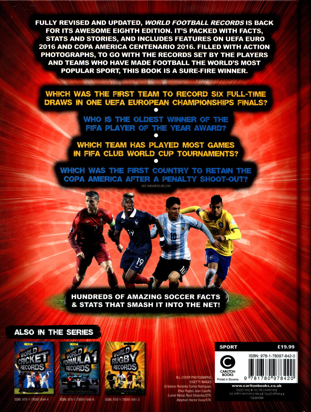 World football records by Radnedge, Keir (9781780978420) BrownsBfS