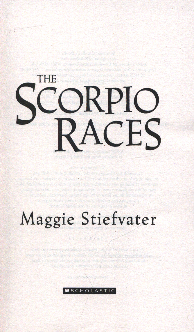 The Scorpio Races by Stiefvater, Maggie (9781407178967) | BrownsBfS
