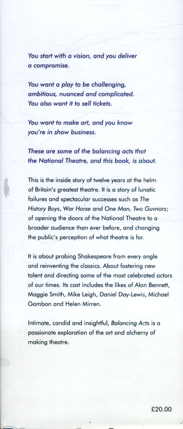 Balancing Acts Behind The Scenes At The National Theatre - 