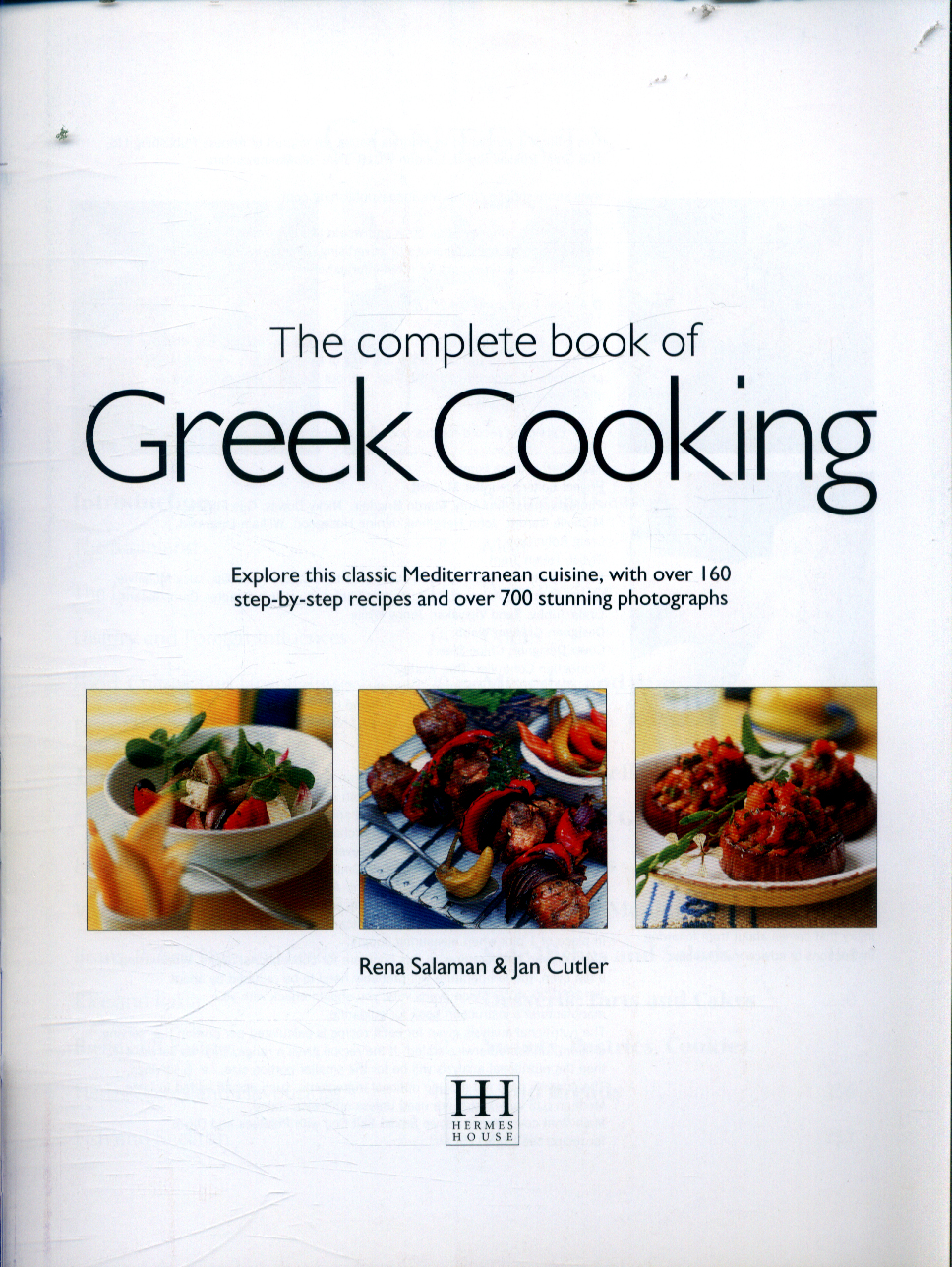 Complete Book of Greek Cooking by Salaman Rena Cutler Jan ...