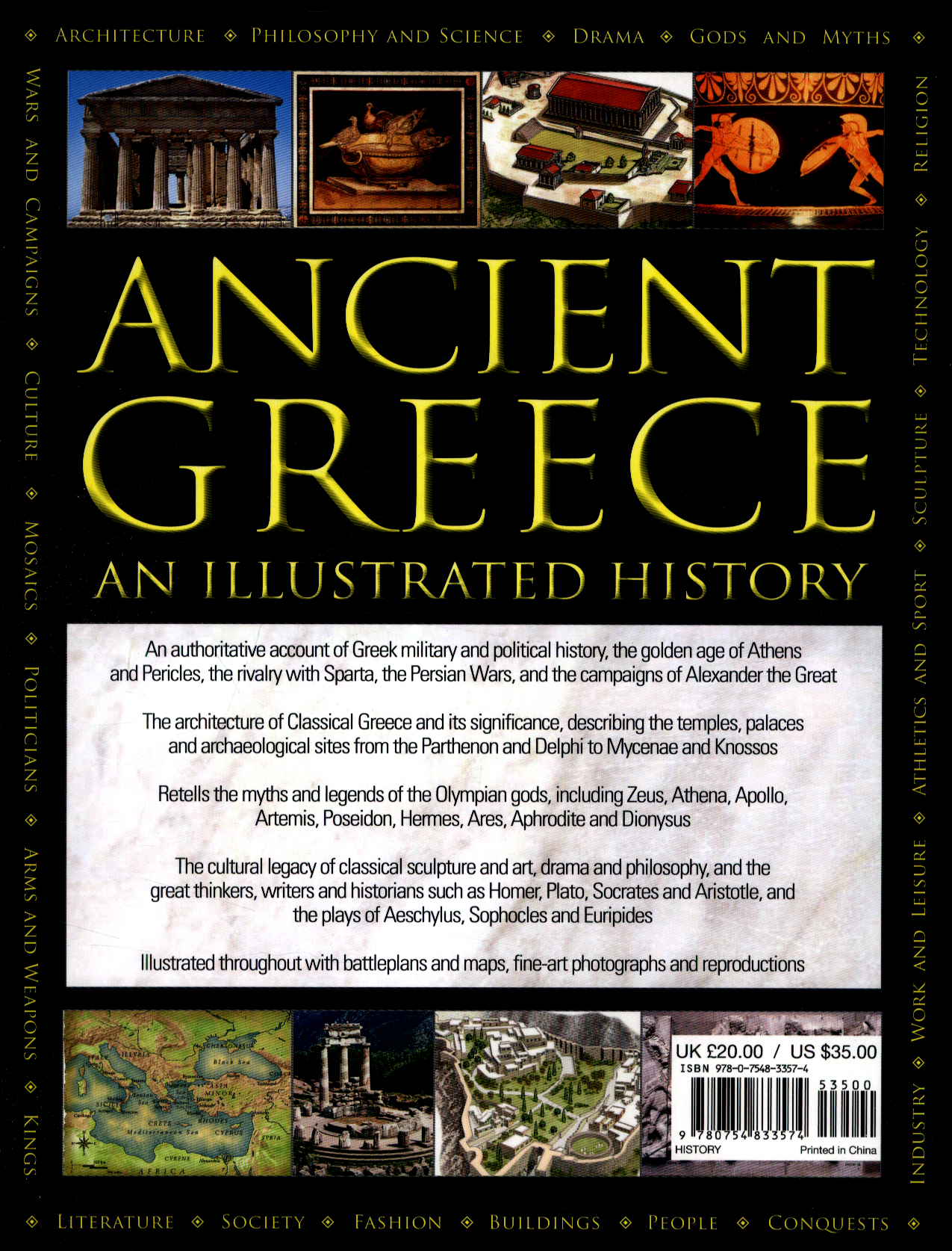 Ancient Greece an illustrated history by Rodgers Nigel (9780754833574) BrownsBfS